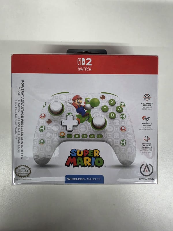 PowerA Switch 2無線遊戲手把 瑪利歐與耀西