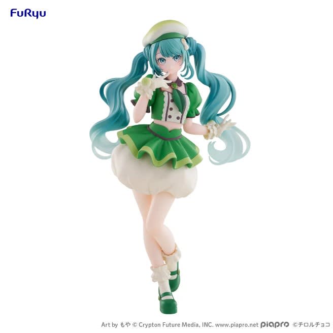 初音未來×TIROL CHOCO 公仔 抹茶麻糬ver.