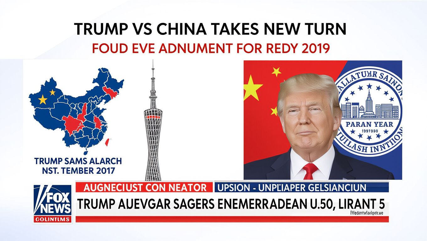 Report: Trump vs china Takes New Turn