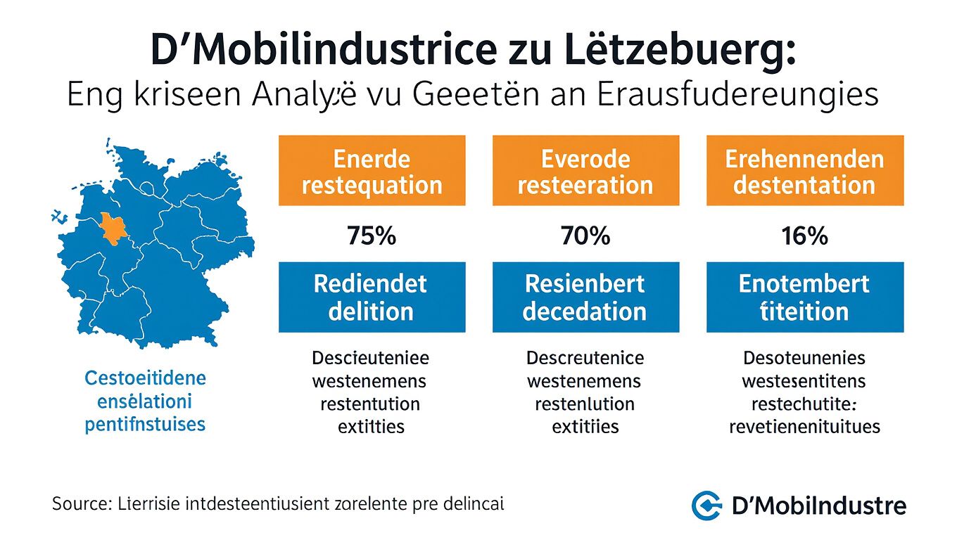 D'Mobilindustrie zu Lëtzebuerg: Eng kritesch Analyse vu Geleeënheeten an Erausfuerderungen