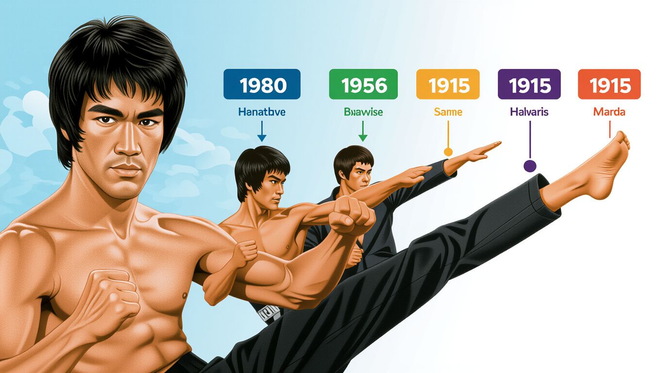 bruce lee Evolution: Timeline of Success