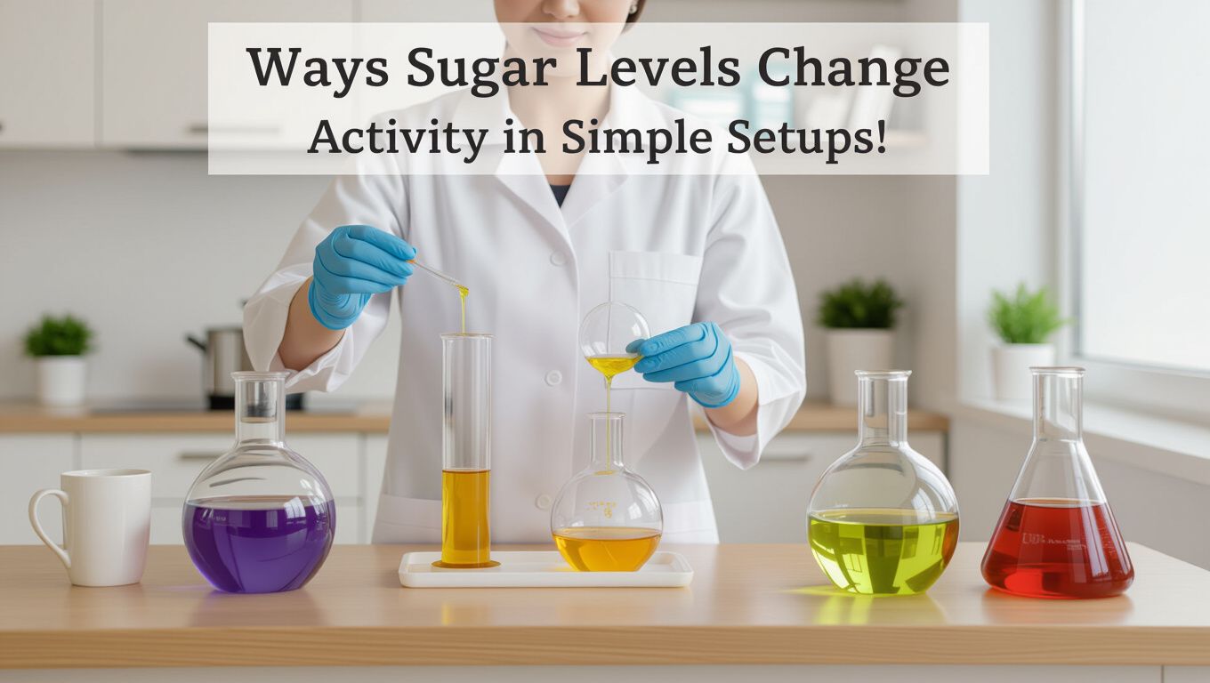 Ways sugar levels change yeast activity in simple setups  Source: https://essaypro.com/blog/science-research-topics: Comprehensive Guide