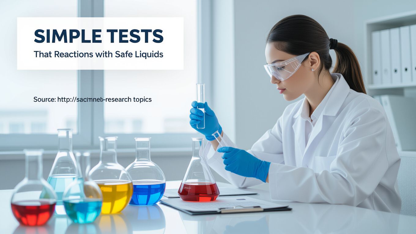 Simple tests that show acid-base reactions with safe liquids  Source: https://essaypro.com/blog/science-research-topics: Comprehensive Guide