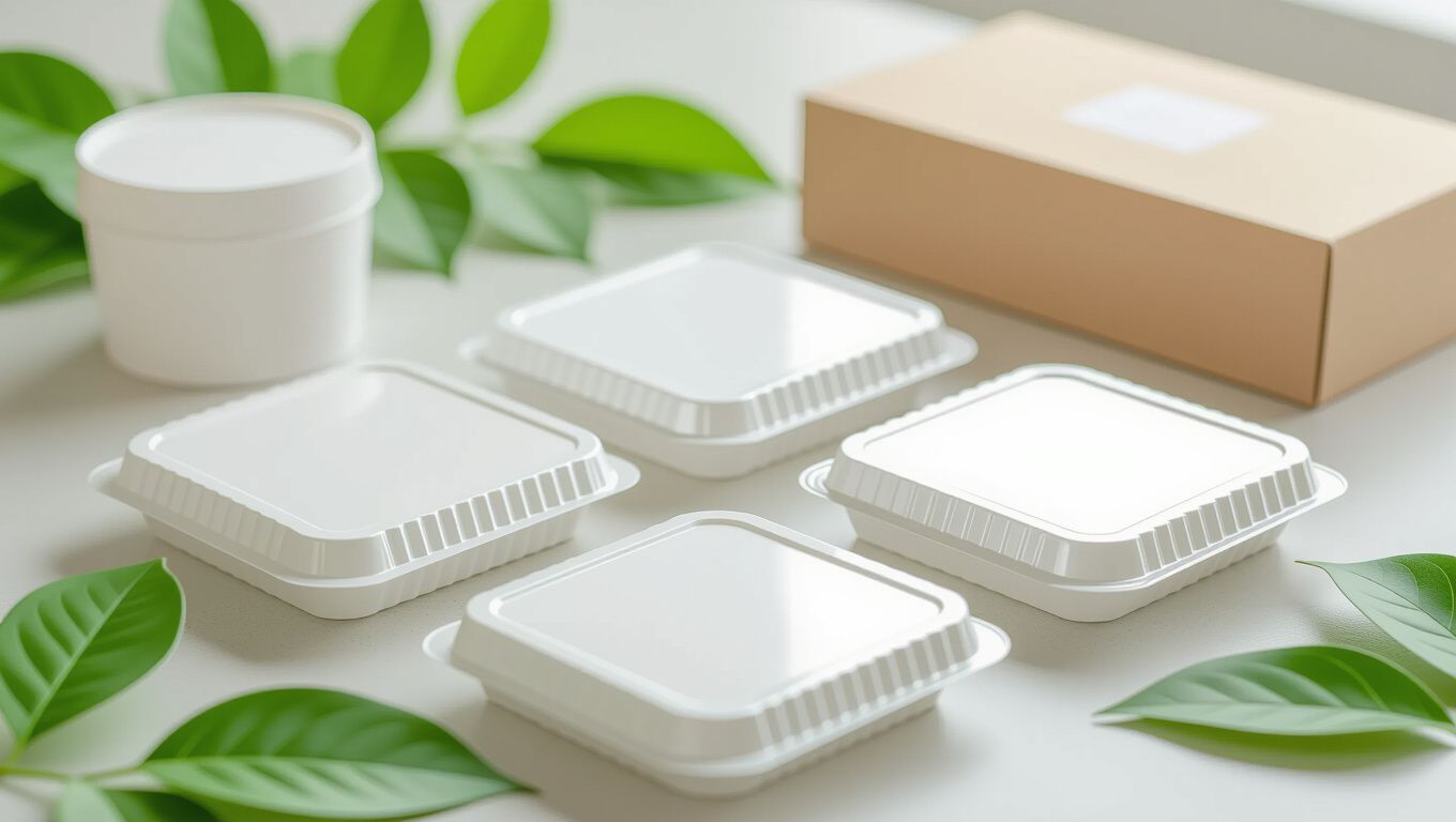 The application of biotechnology in creating biodegradable plastics from plant materials.