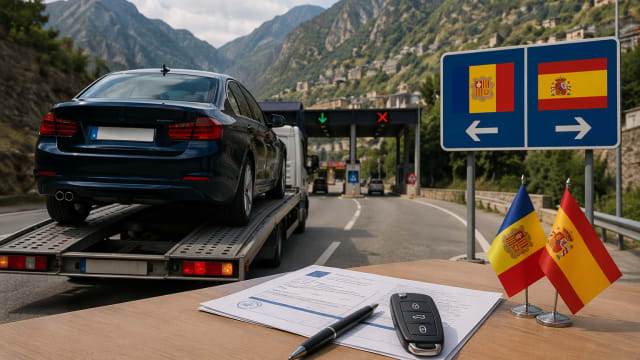 Cómo exportar un coche de Andorra a España en 2026: guía completa paso a paso