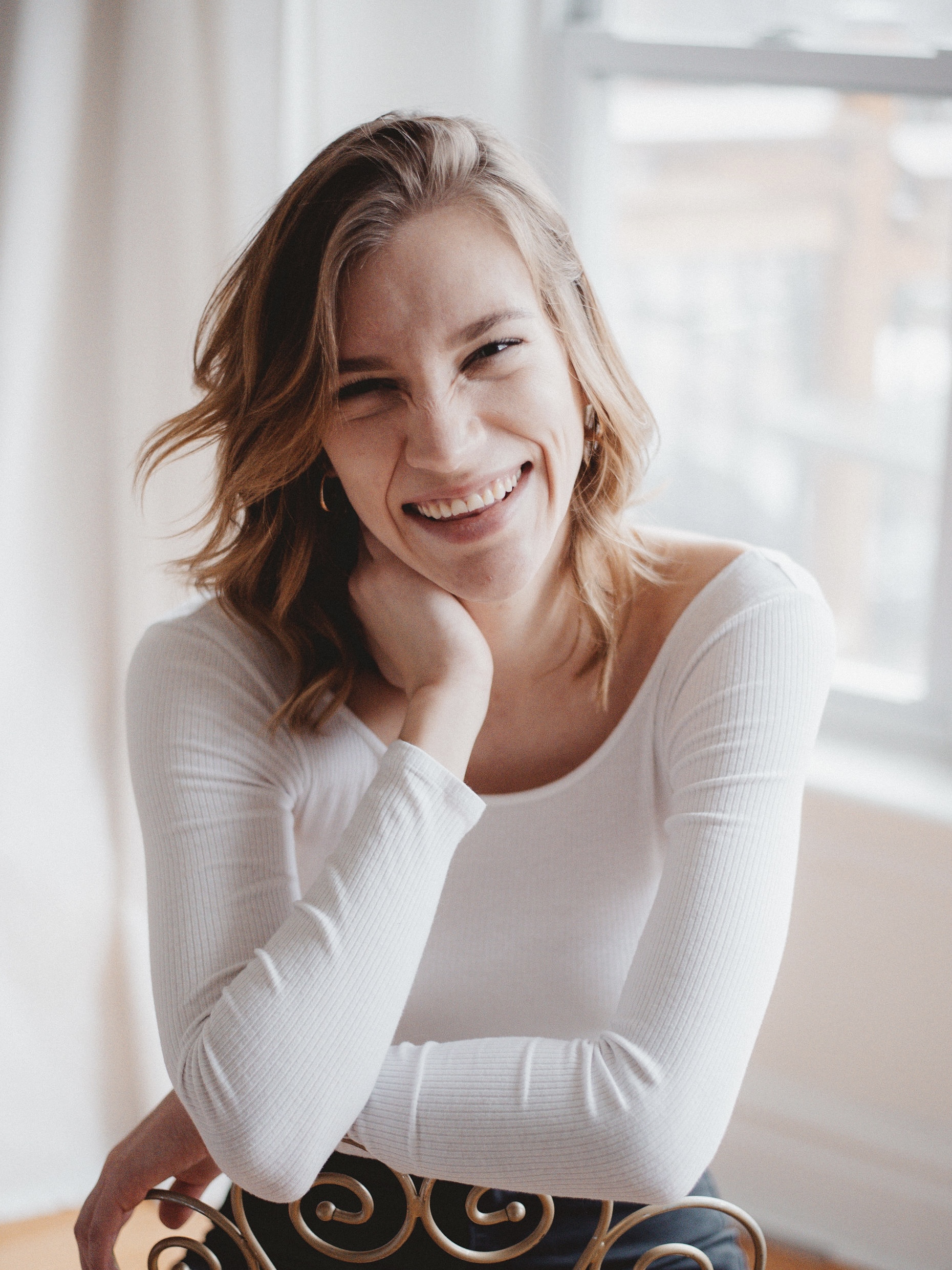 Portrait of Steph smiling