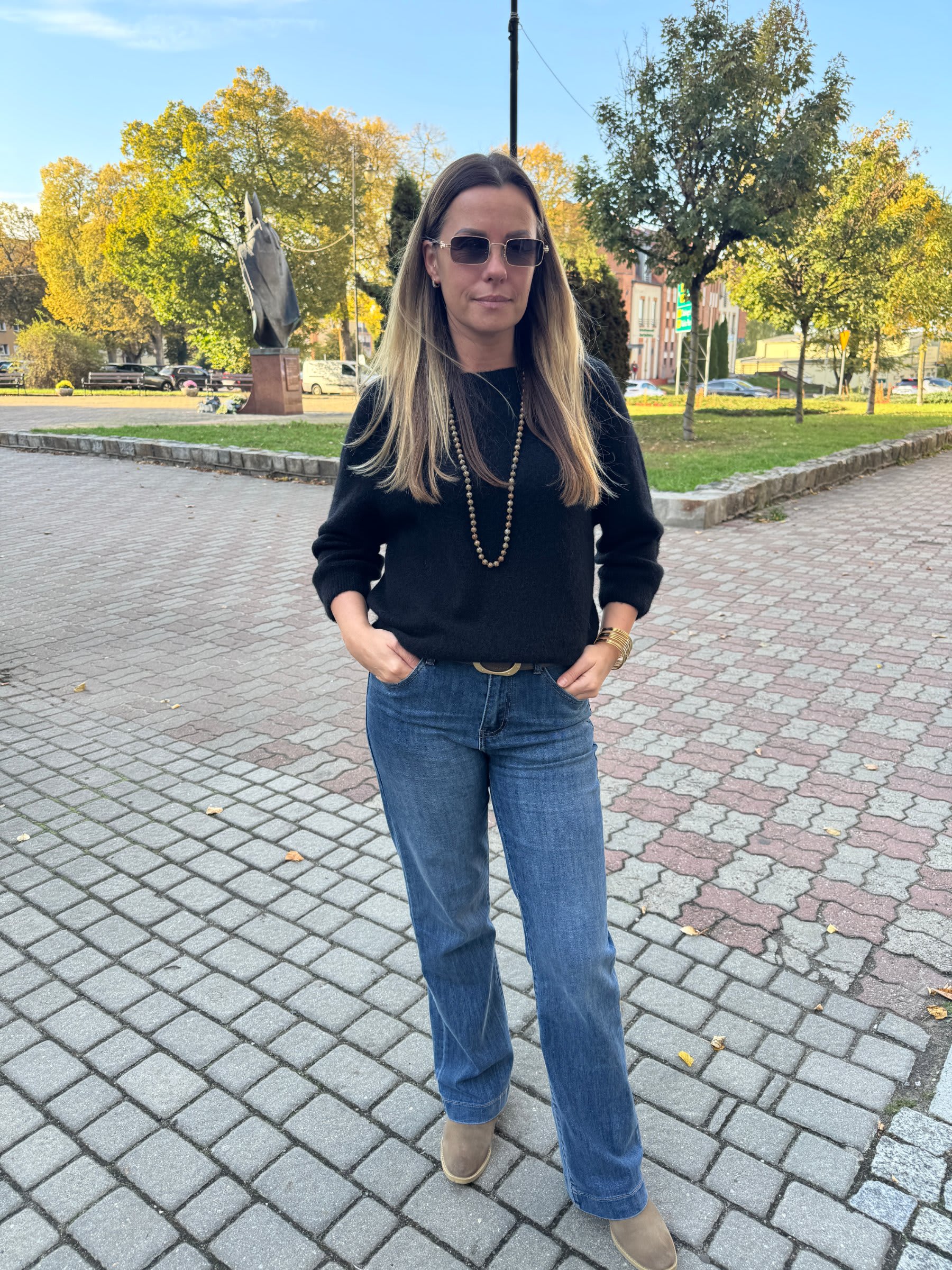 Sweter z Baby Alpaką Cozy Joy czarny 4