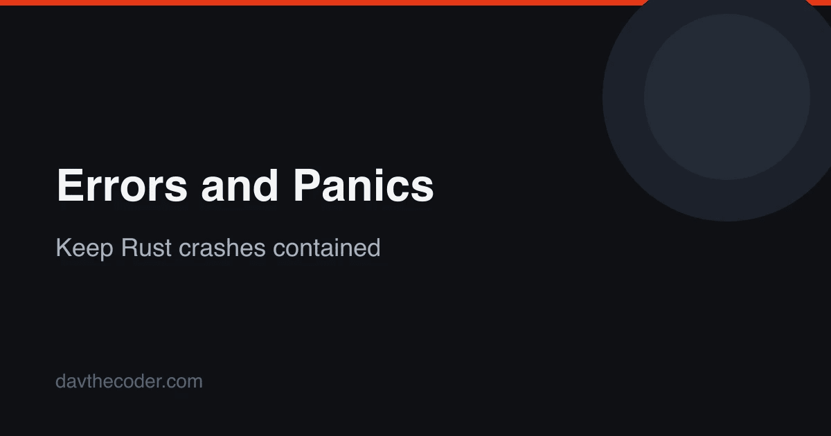 Error Handling and Panics: Keeping Rust Crashes Out of Your Android App: Android article cover