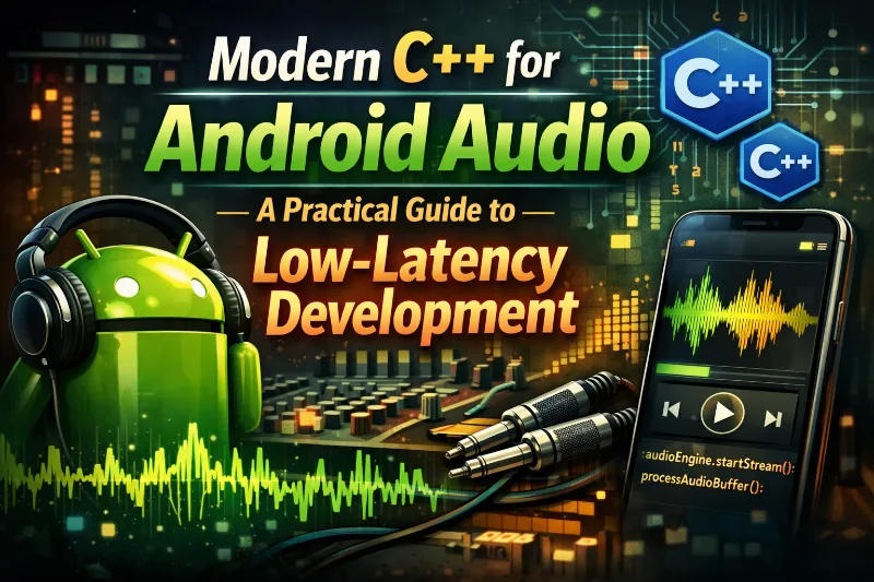 Imagen destacada del artículo: Modern C++ for Android Audio: A Practical Guide to Low-Latency Development