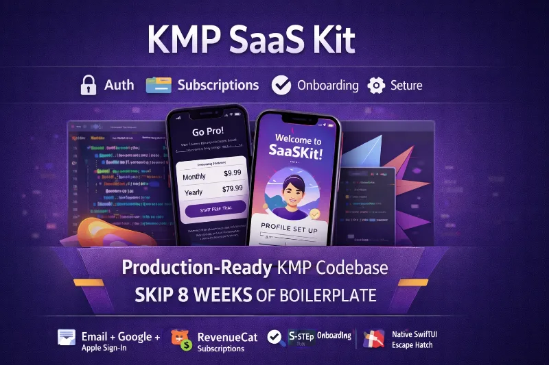 Imagen destacada del artículo: Why I Built KMP SaaS Kit: Stop Rebuilding the Same Mobile Infrastructure