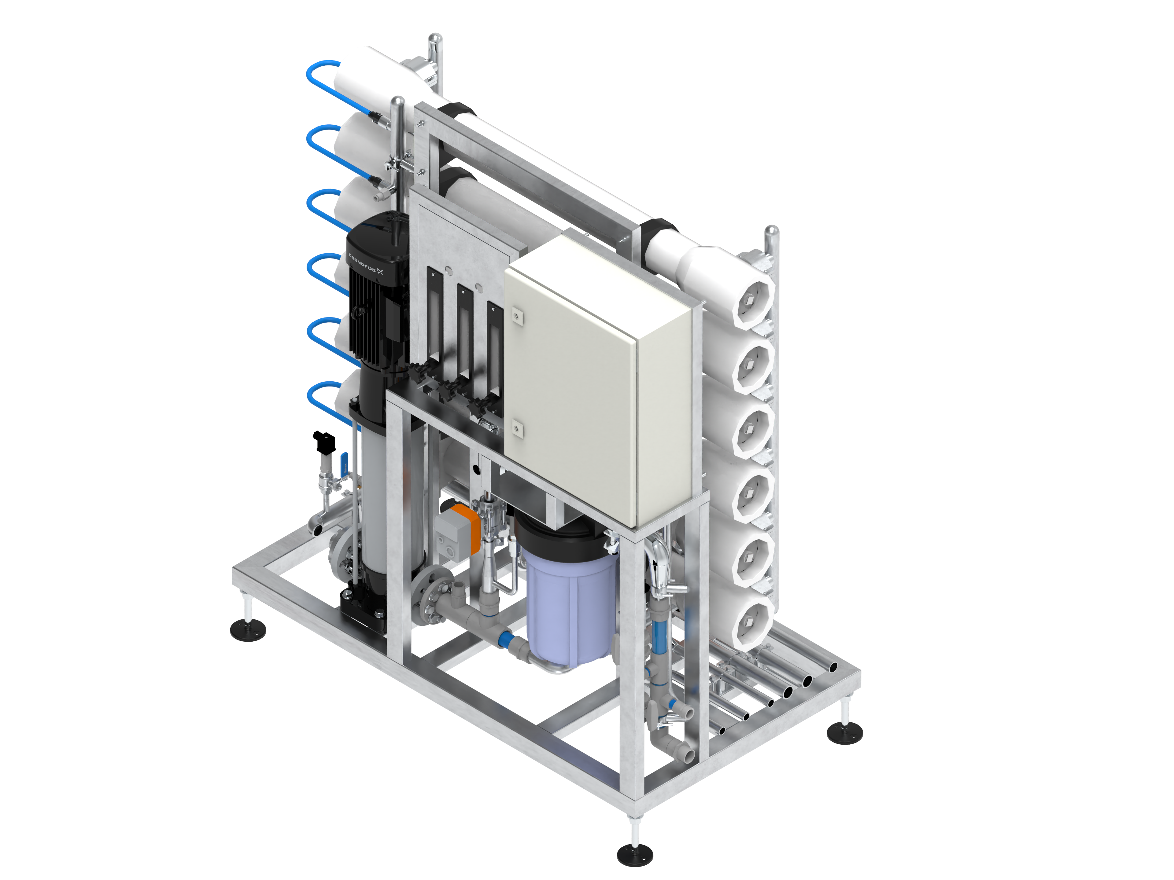RO90 Industrial RO System - High Recovery and Low Footprint