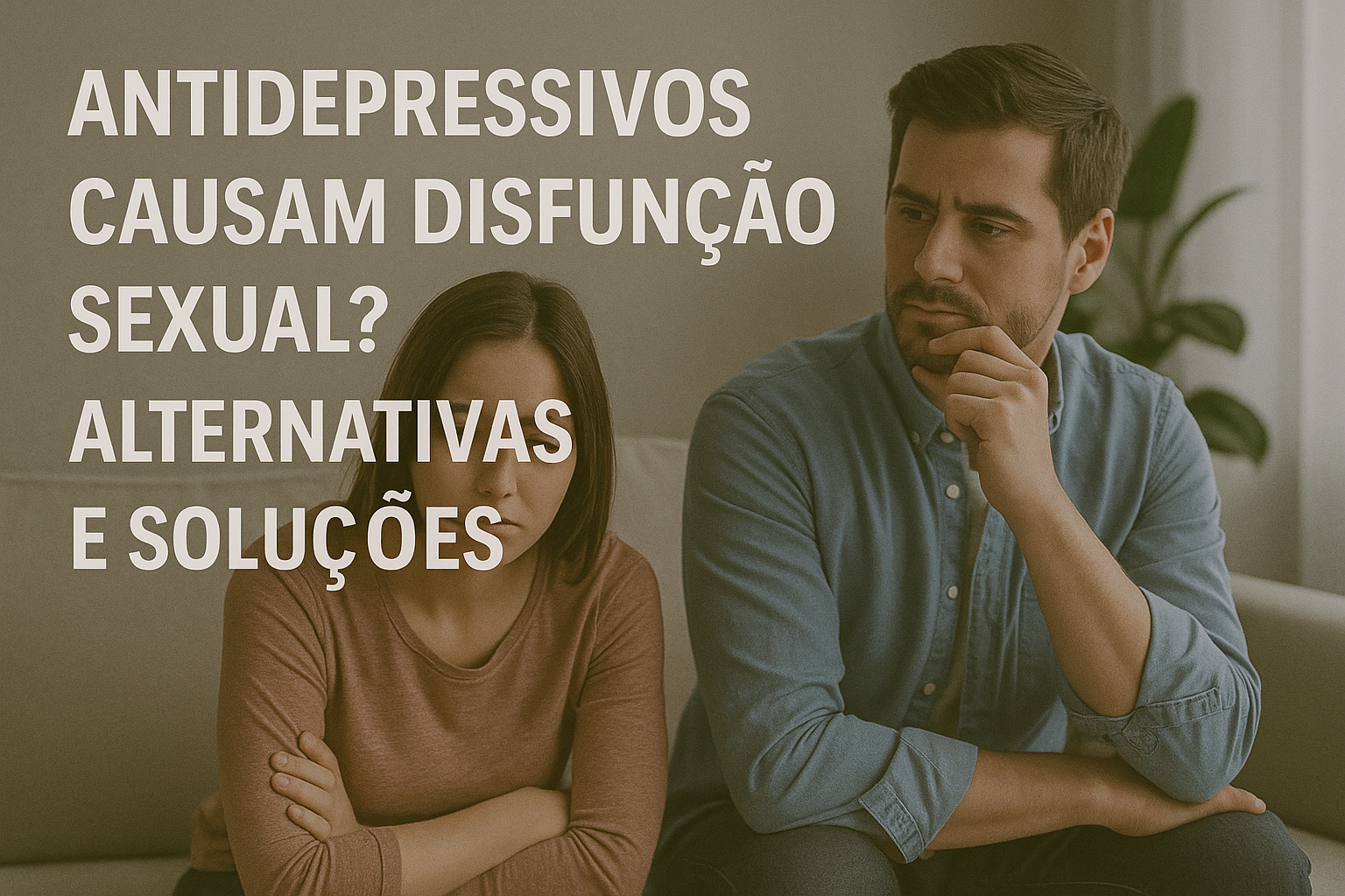 Antidepressivos Causam Disfunção Sexual? Alternativas e Soluções