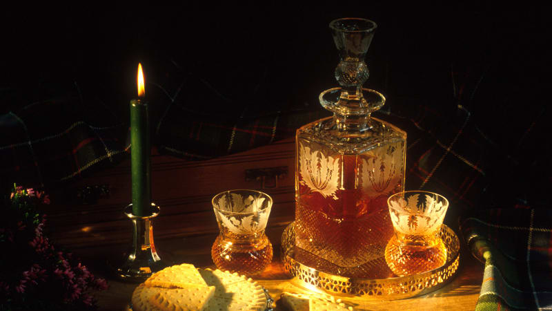 Slott, whisky och skotska h�gl�nder