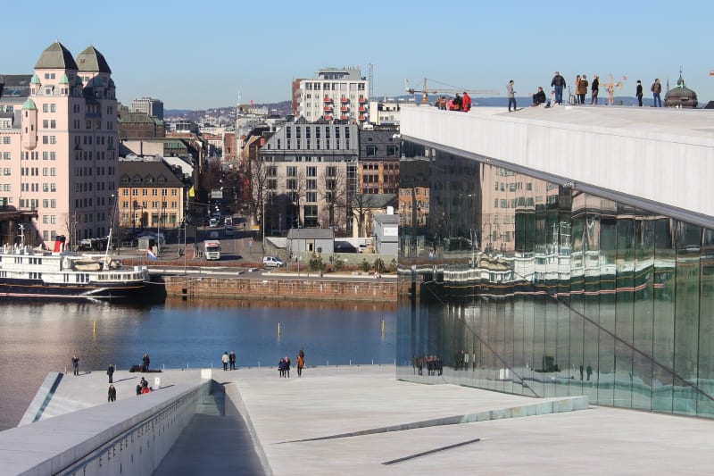 Oslo Opera med Munchmuseet & Nationalmuseet med Icakuriren