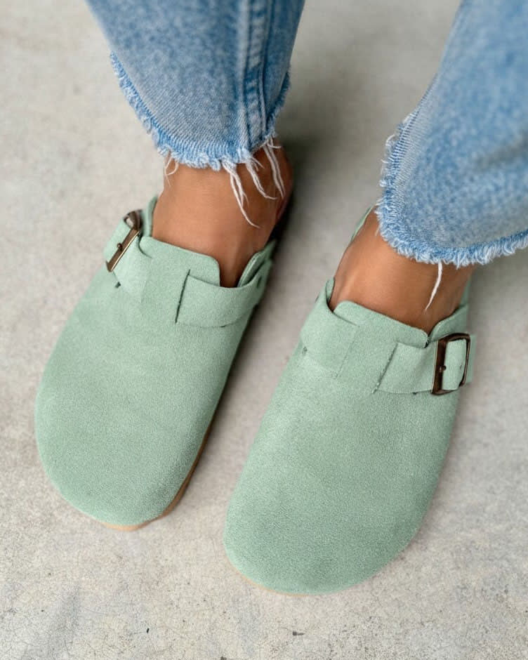 BIRK Cuero vacuno Gamuza - Aqua