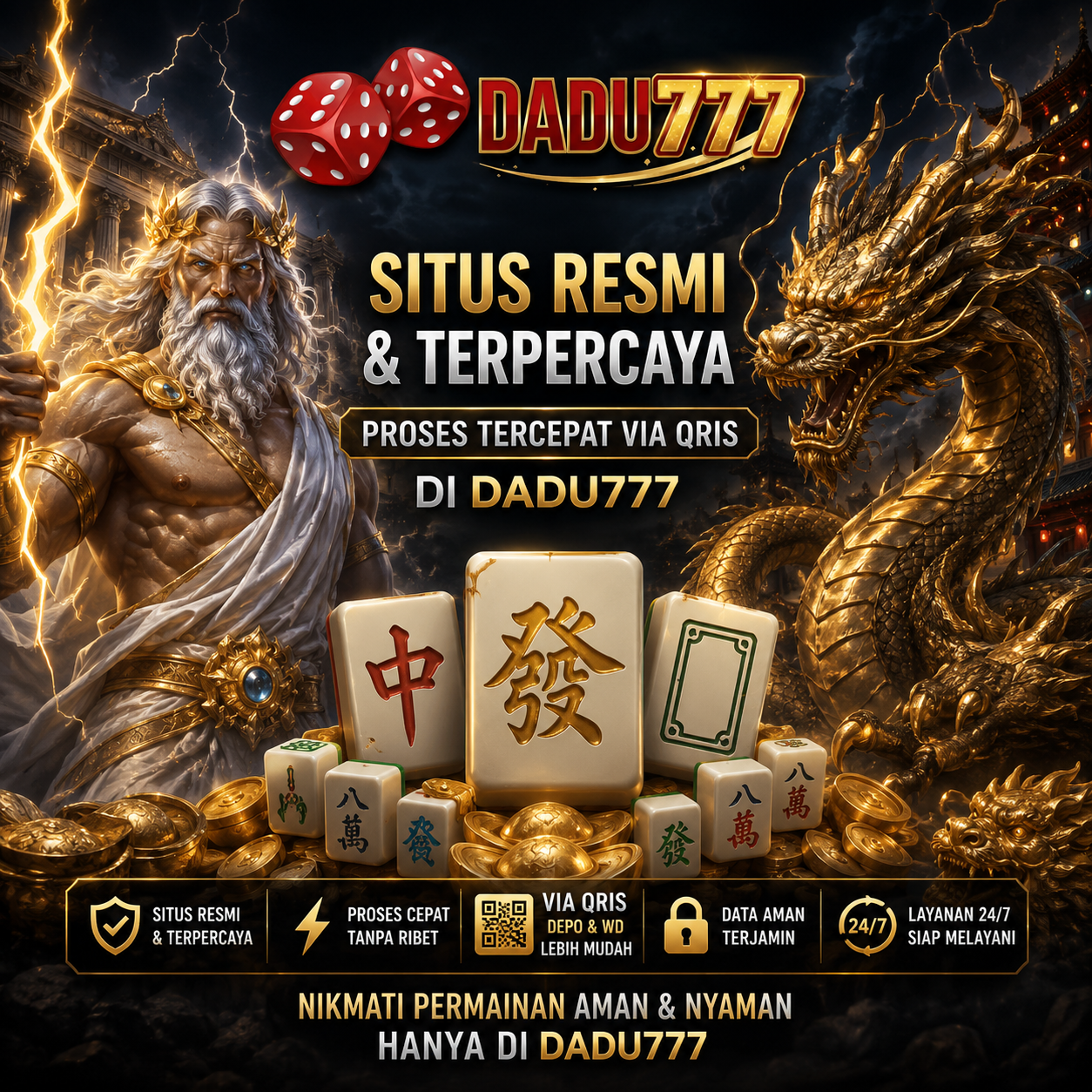 DADU777 : Official Slot Gacor Mpo Deposit Secepat Kilat Via QRIS