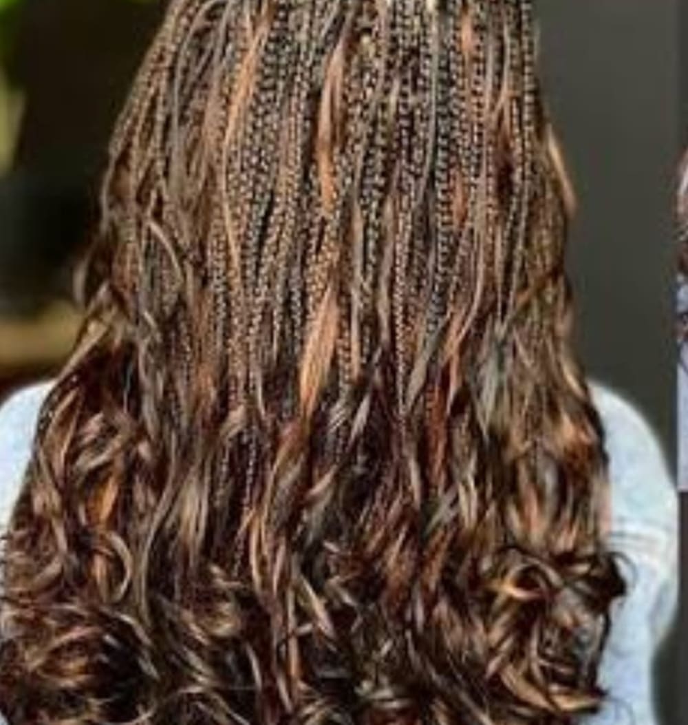 French Curls Copper Highlights