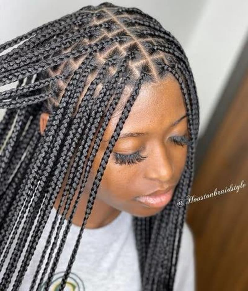 Box Braids (Small / Waist)