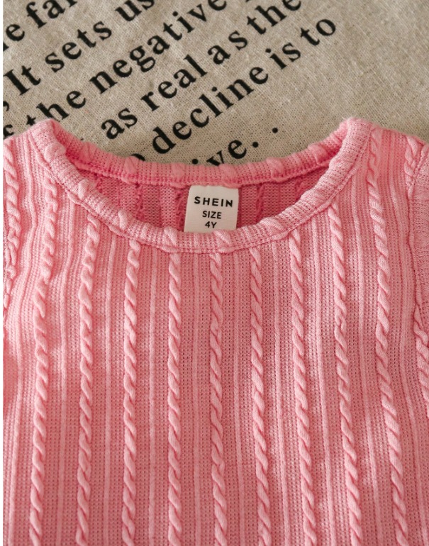 LMoss Young Girl Solid Cable Knit Tank Top, Vacation Clothes, Great For Casual & Daily Wear - 3