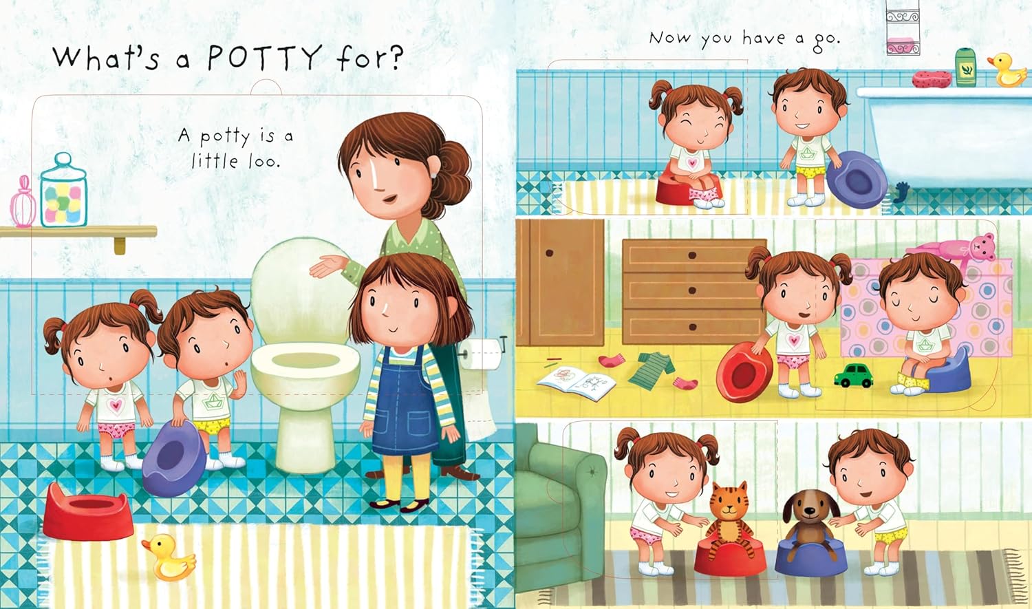 Lift-The-Flap Very First Questions and Answers: Why Do We Need Potties? - Image 2