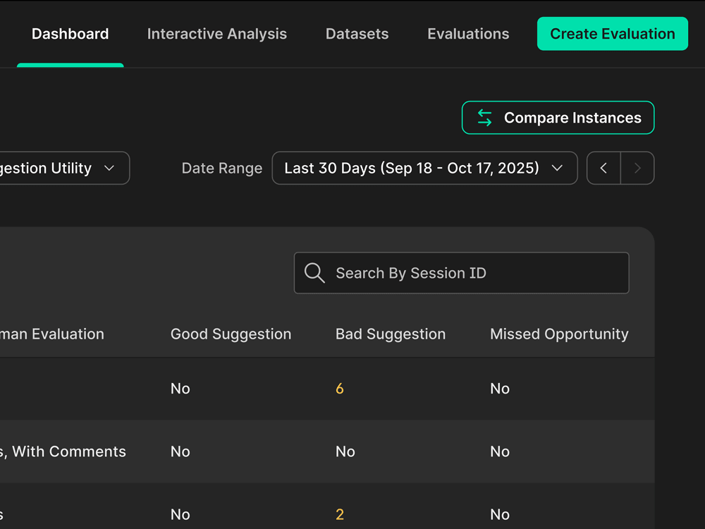 UI showing a portion of a data table, as well as dropdown inputs.