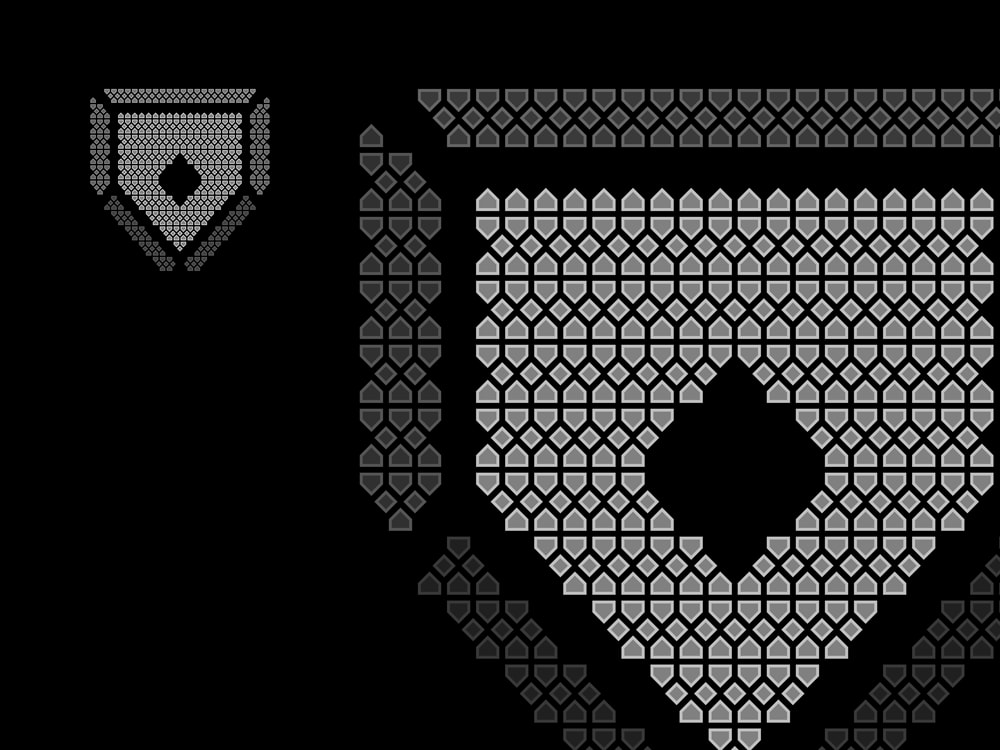 Regular size and closeup view of Home Plate Deals' logo, created using diamonds and plate shapes.