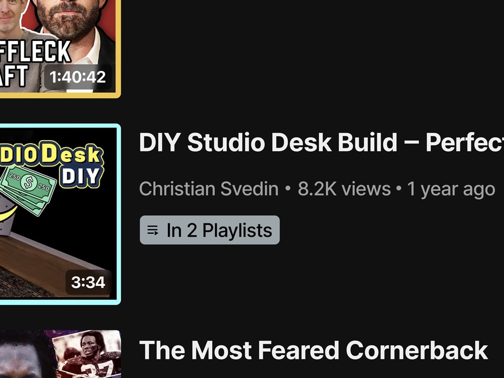 Feature concept to add a badge in YouTube 'Watch Later' playlist.