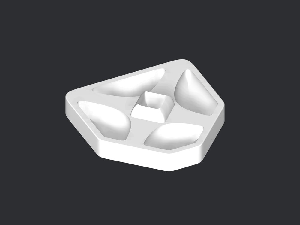 3D representation of the latest updates to Home Plate Deals logo design.
