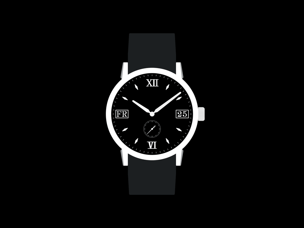 Wristwatch concept by Max Burnside displaying a Little Lange 1 wristwatch design with Odysseus design details.