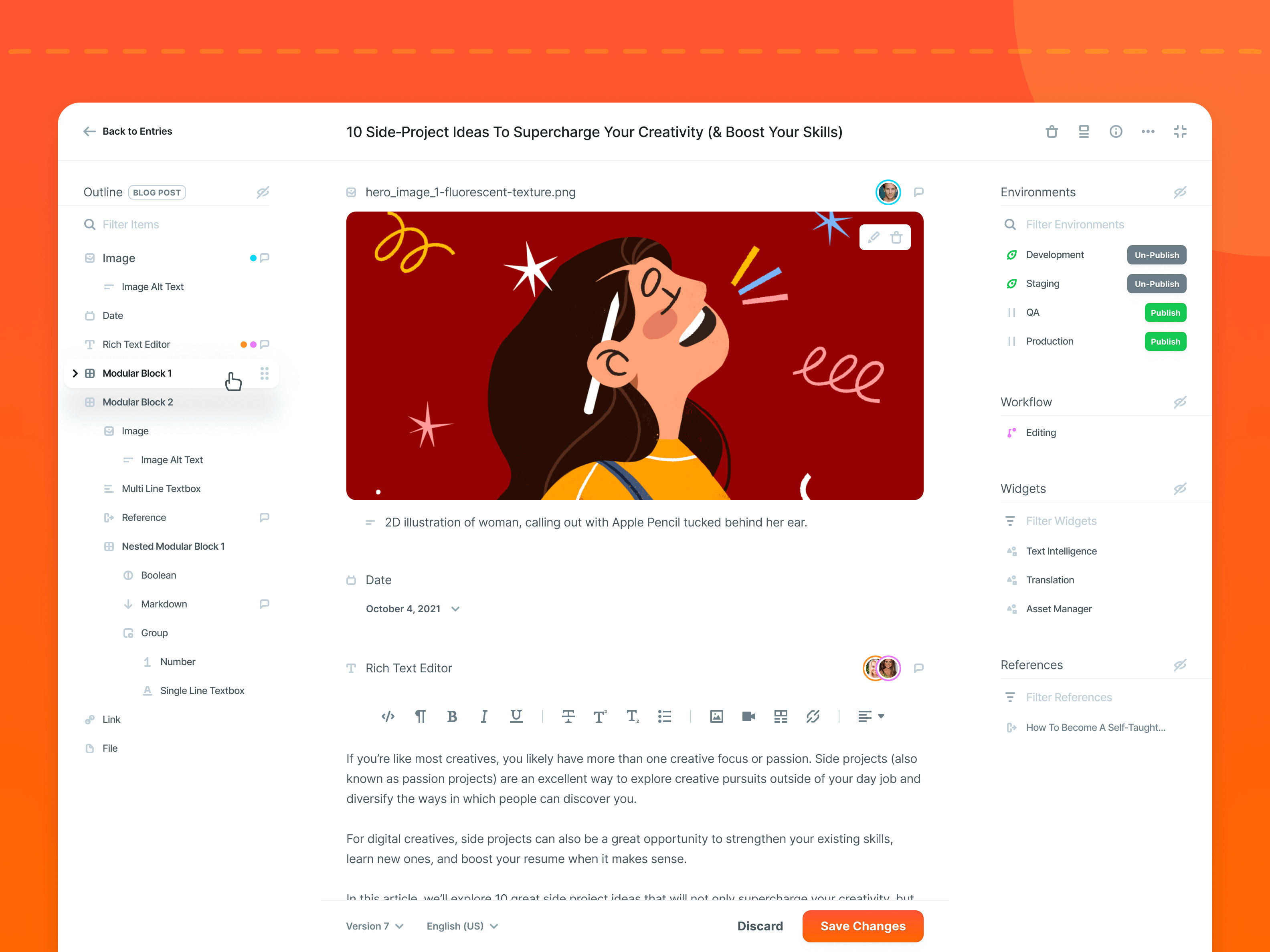 Contentstack UI
