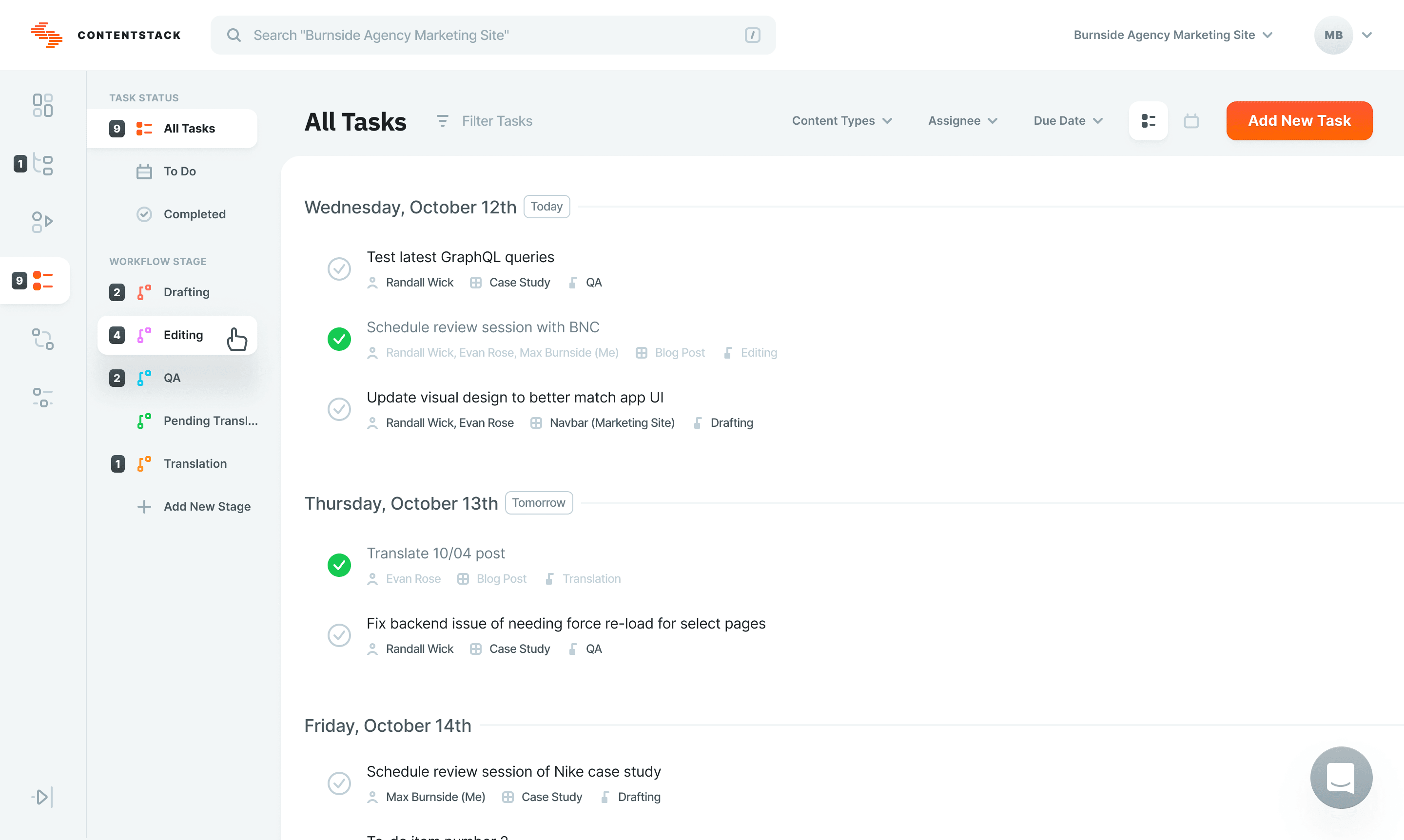 Contentstack UI