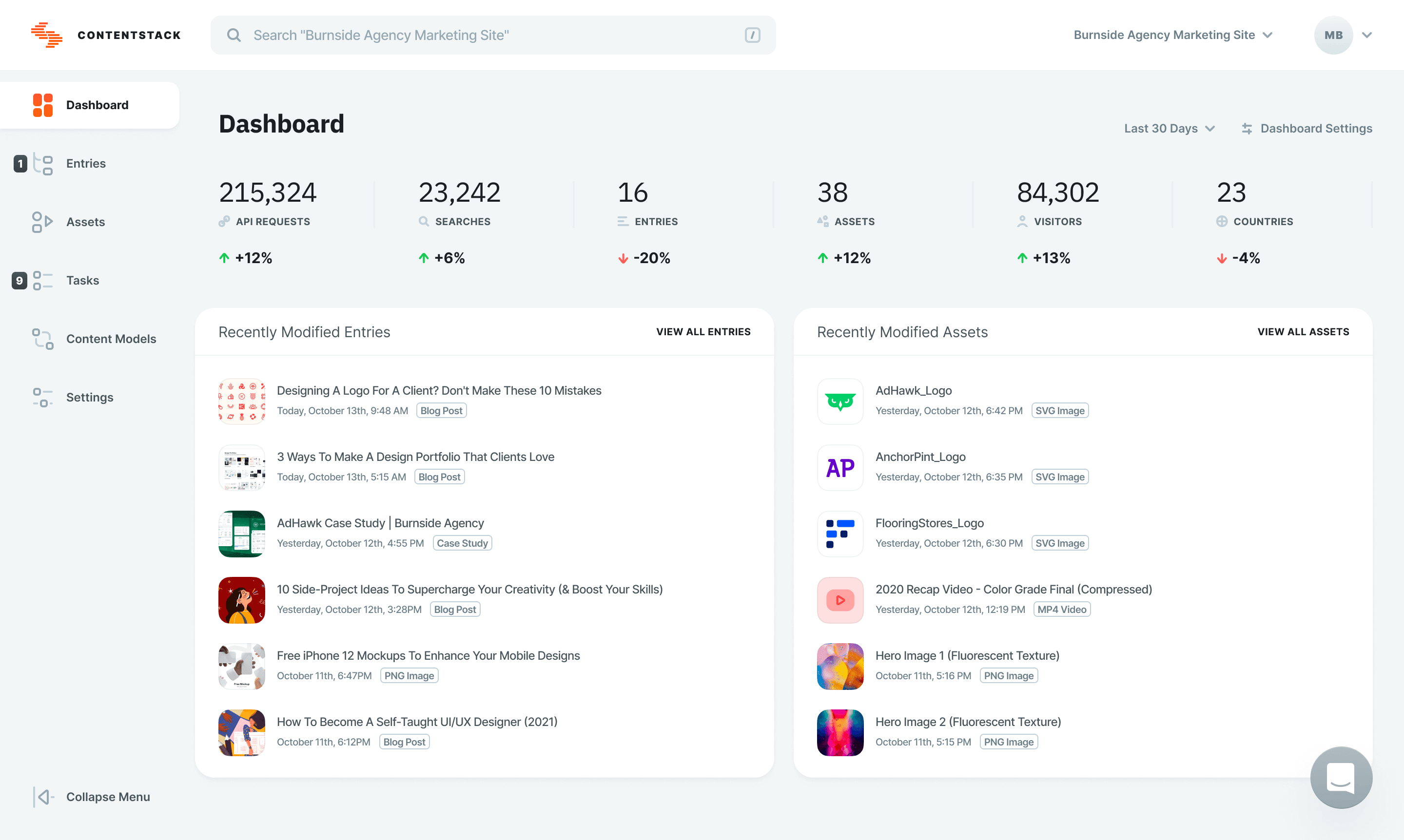 Contentstack UI