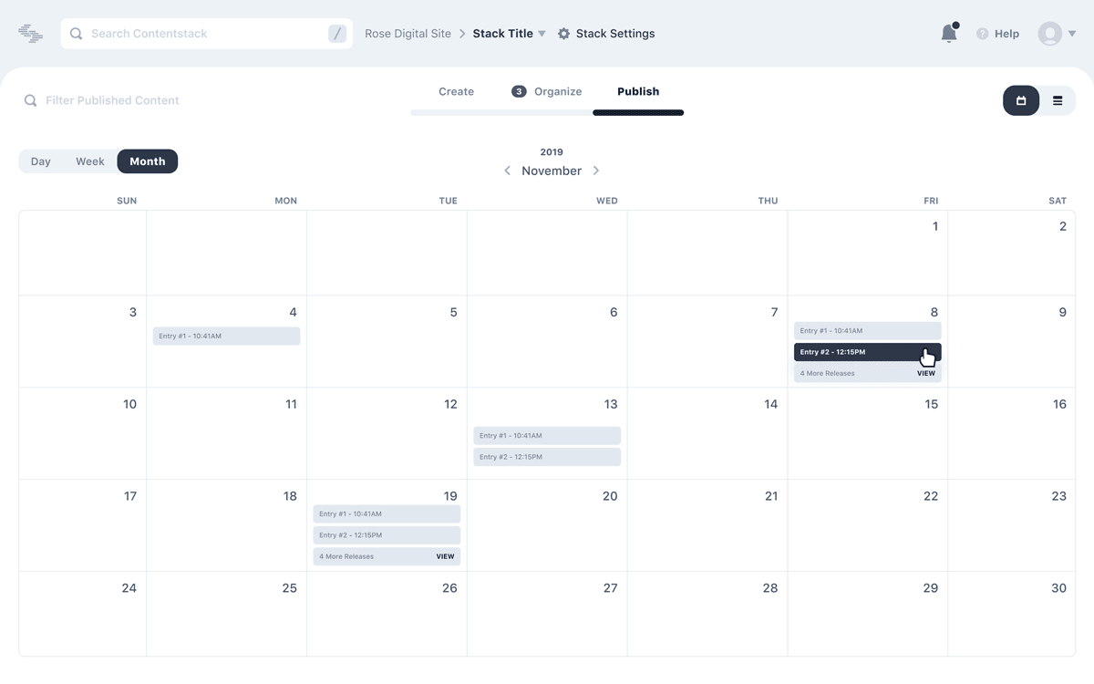 Contentstack UI