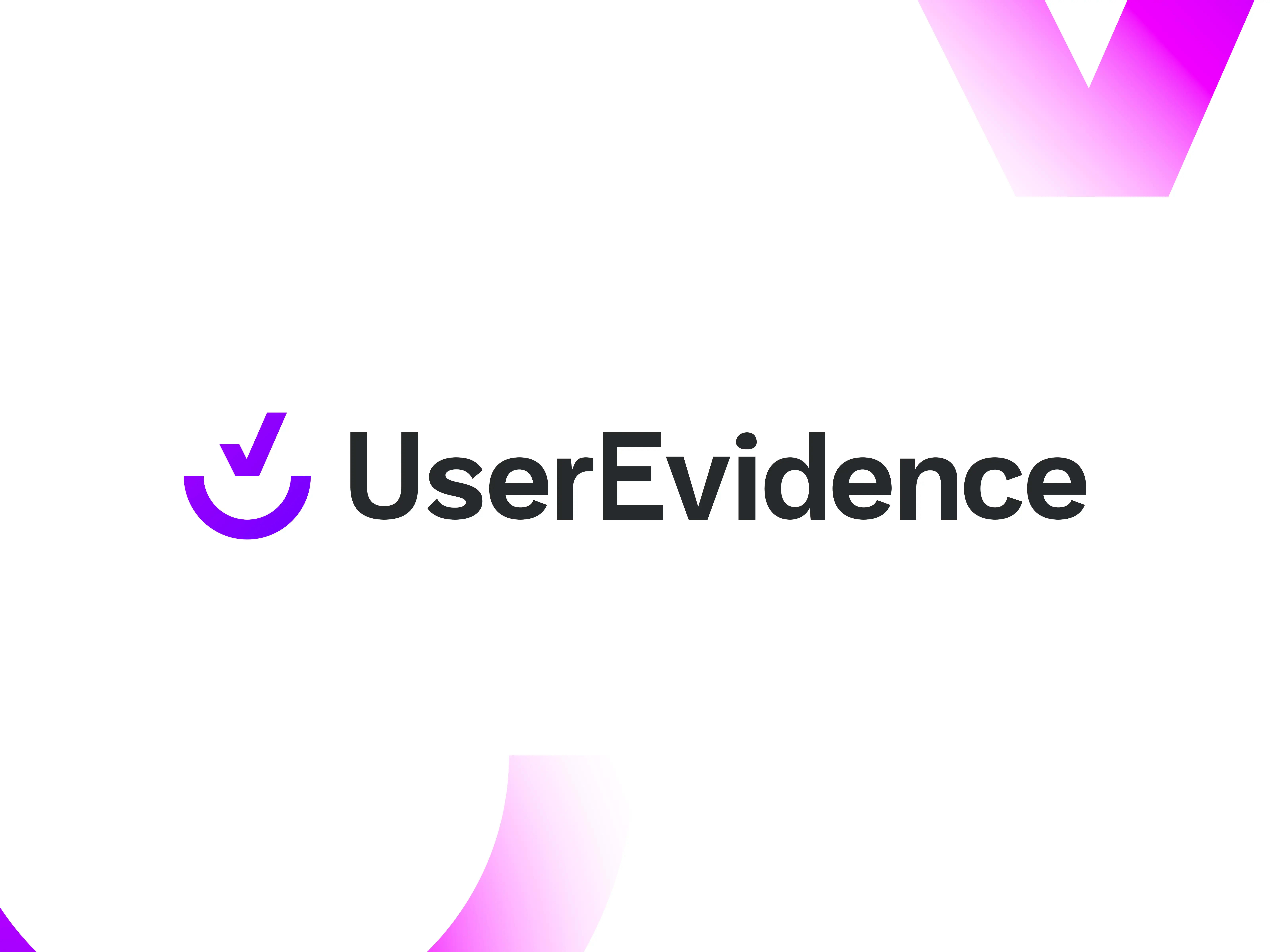UserEvidence Logo and Wordmark