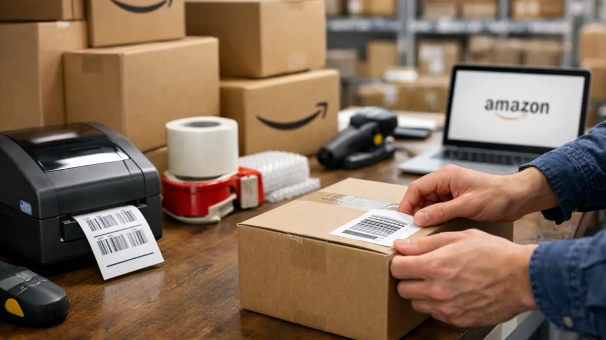 FNSKU Labelling Service UK for Amazon Sellers