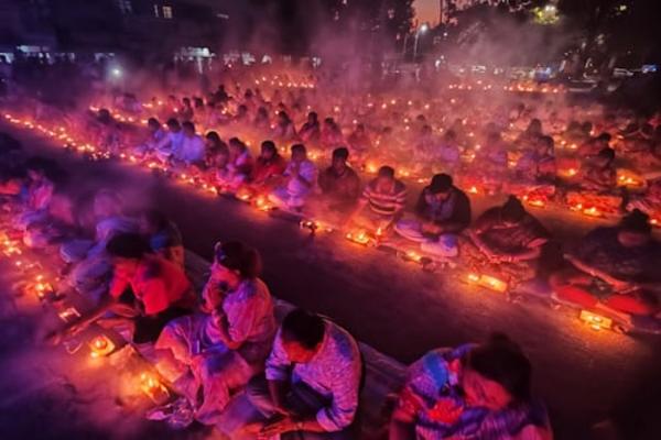 Yamanakako Ice Candle Festival 3
