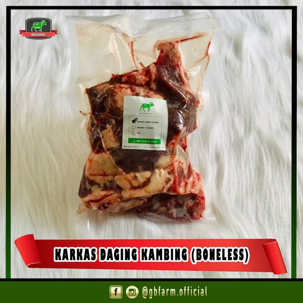 daging kambing tanpa tulang