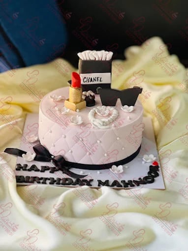 Chanel Inspired Makeup Cake Faisalabad