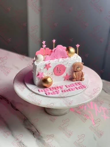 Baby Girl Half Birthday Cake Islamabad