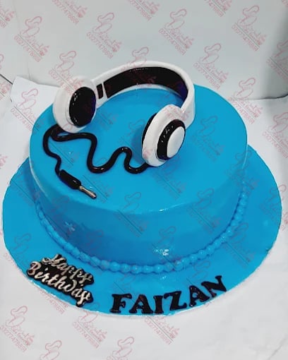 Music & Laptop Theme Cake Rawalpindi