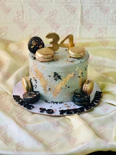 Custom Red Birthday Cake Faisalabad