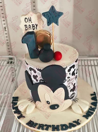 Mickey Mouse First Birthday Cake Rawalpindi