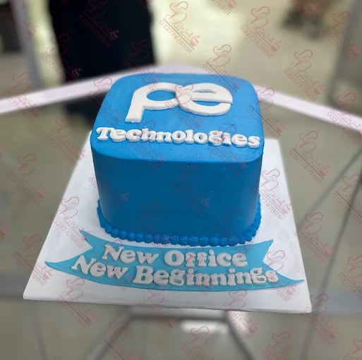 Office New Beginnings Laptop Theme Cake Rawalpindi