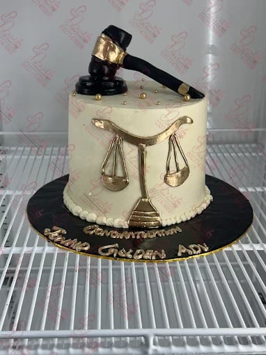 Lawyer Theme Celebration Cake in Islamabad