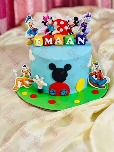 Mickey Mouse Clubhouse Cake Rawalpindi