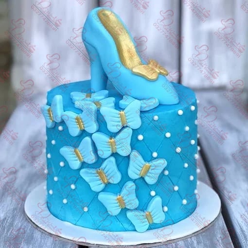 Cinderella Makeup Birthday Cake Faisalabad