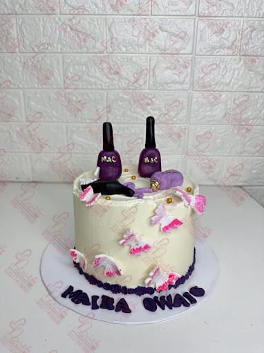 Makeup Themed Birthday Cake Faisalabad