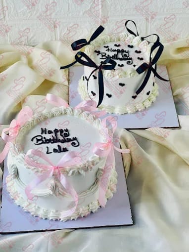 Twin White Birthday Cake Islamabad