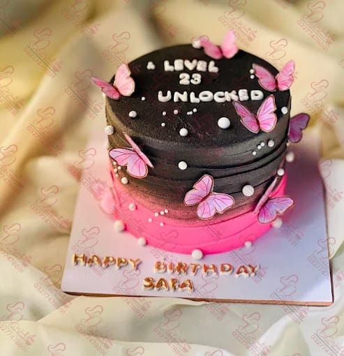 Personalized Butterfly Birthday Cake Islamabad