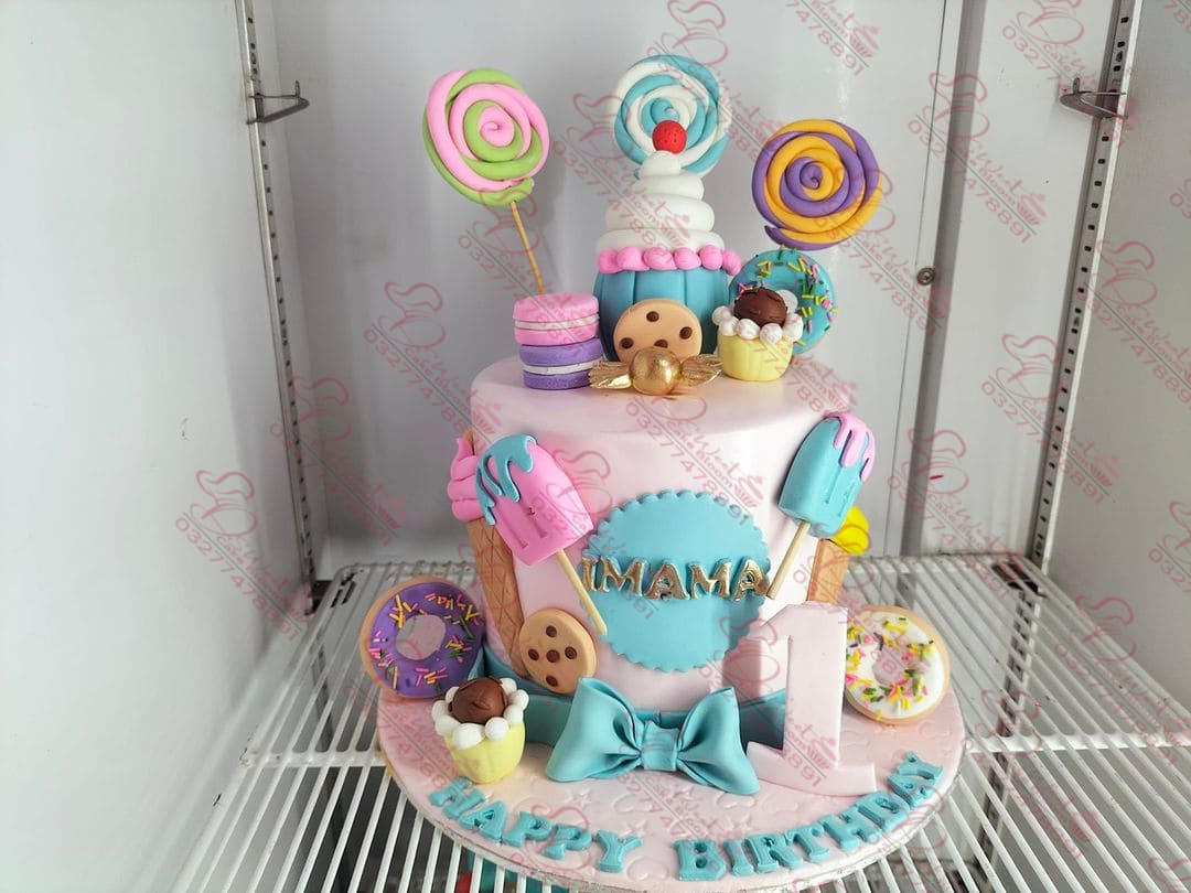 Candy Themed Birthday Cake Rawalpindi